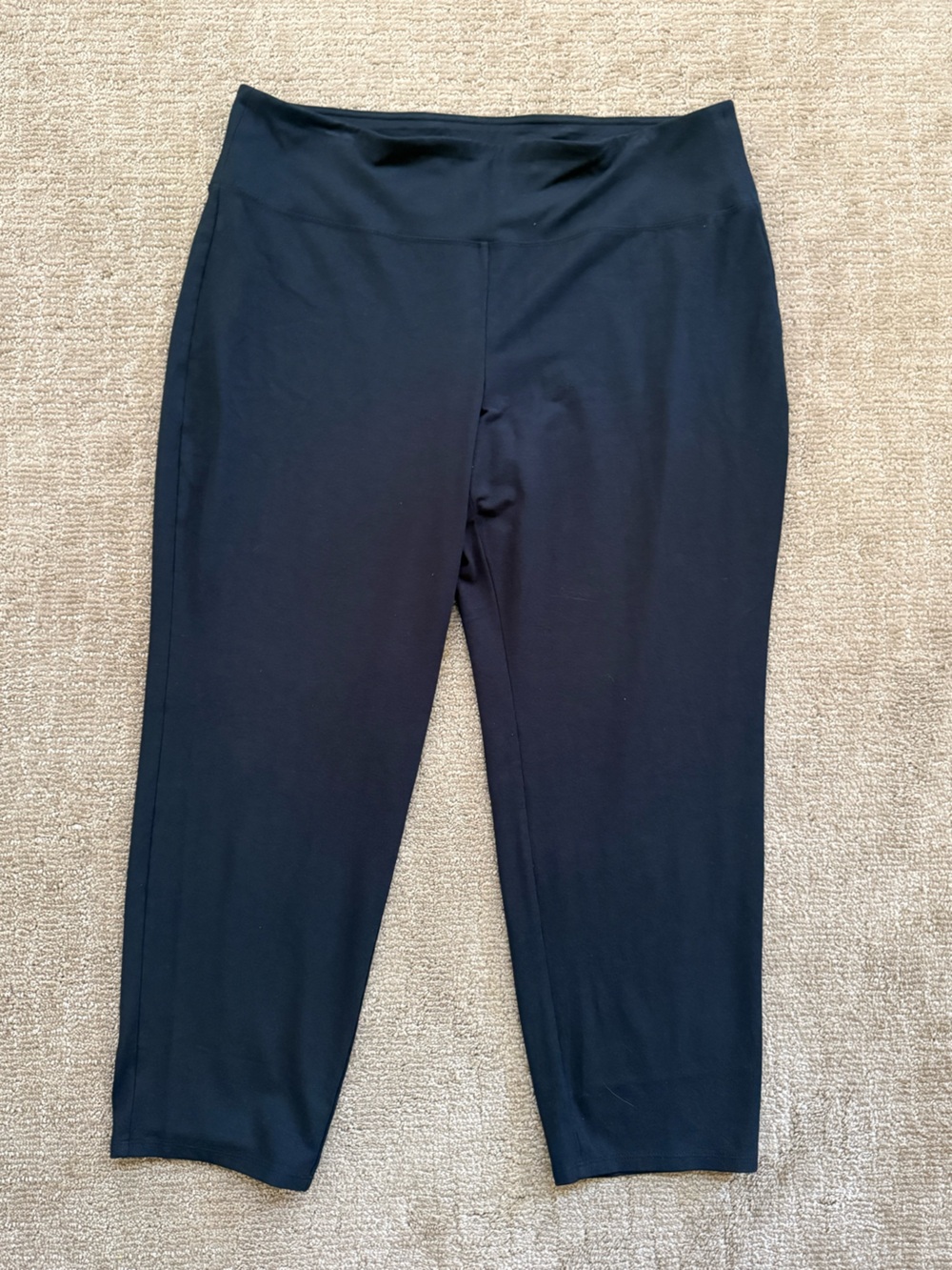 J Jill WEAREVER Smooth Fit Slimming Slim Ankle Black Pants Size Large